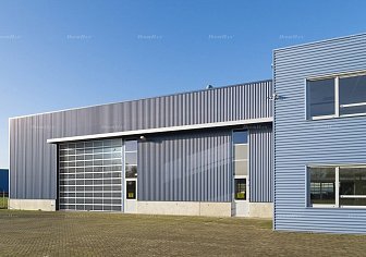 Промышленные ворота с панорамным остеклением Doorhan ISD02 (3200х4800)